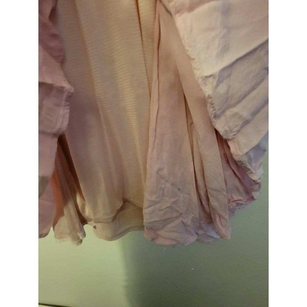 West 36th Womens Pink 3/4 Sleeve V Neck Short Length Mini Dress Size Small - Picture 8 of 9